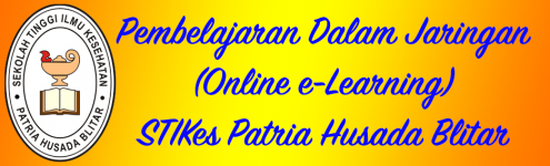 Online e-Learning (Pembelajaran melalui Daring) STIKes Patria Husada Blitar
